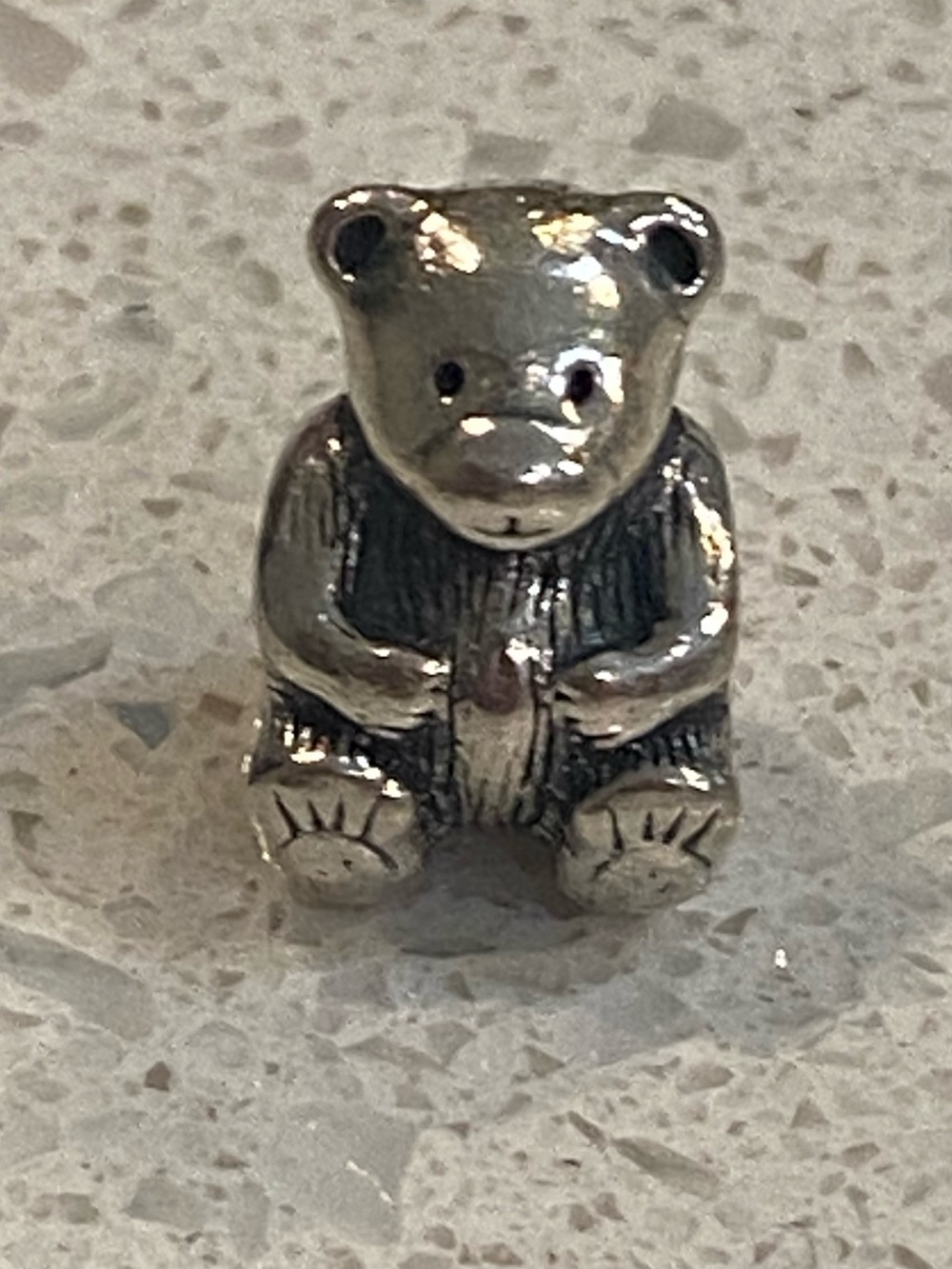 Pandora Retired Teddy Bear Charm 790395 Authentic Silver 925 ALE Discontinued
